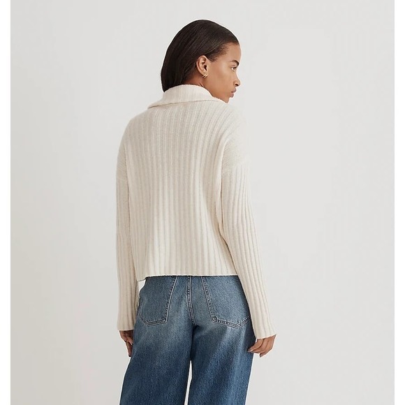 Madewell Oversize-Collar Cardigan Sweater - Picture 2 of 10